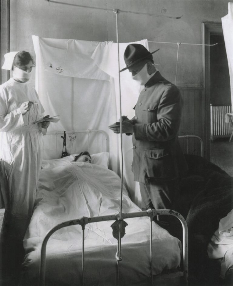 Nashville reported a total of 40,000 influenza cases and 392 deaths