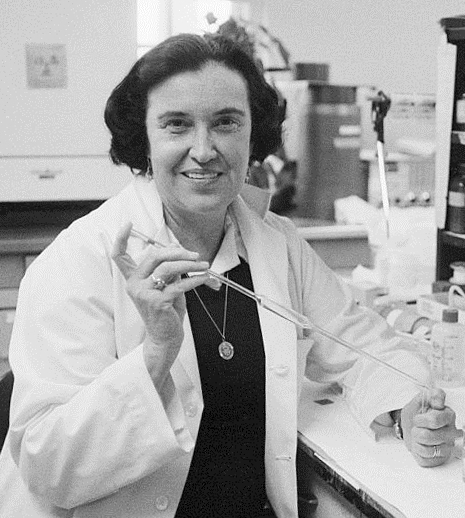 Rosalyn Yalow won a share of the Nobel Prize in Physiology or Medicine for the development of radioimmunoassays of peptide hormones.