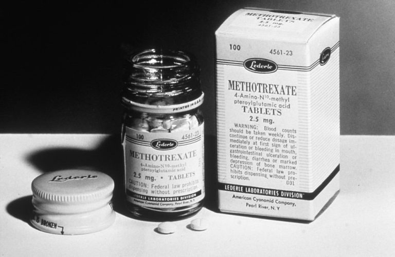 The FDA approved methotrexate, an antimetabolite derived from folic acid, and 6-mercaptopurine as anticancer drugs