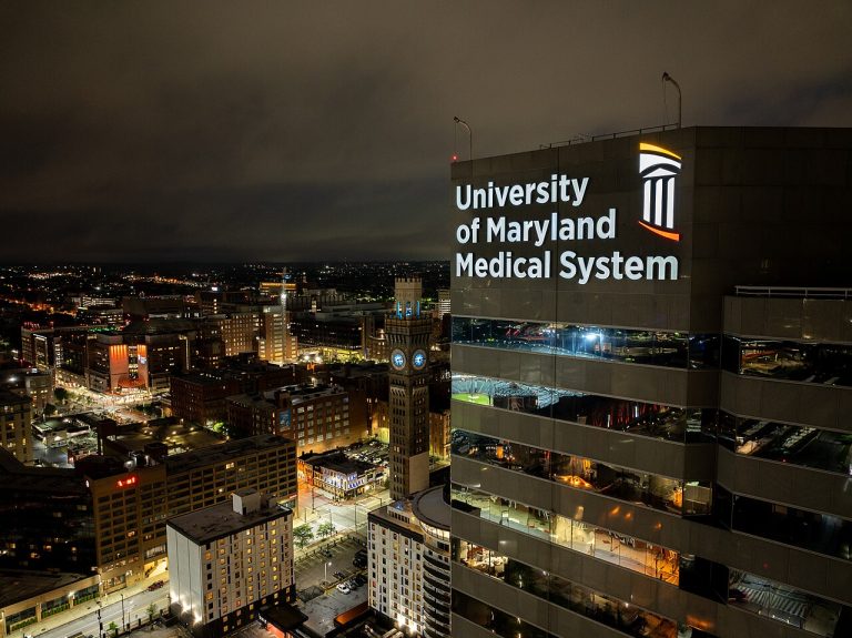 University of Maryland cancer programs moved to a private facility and renamed the University of Maryland Cancer Center